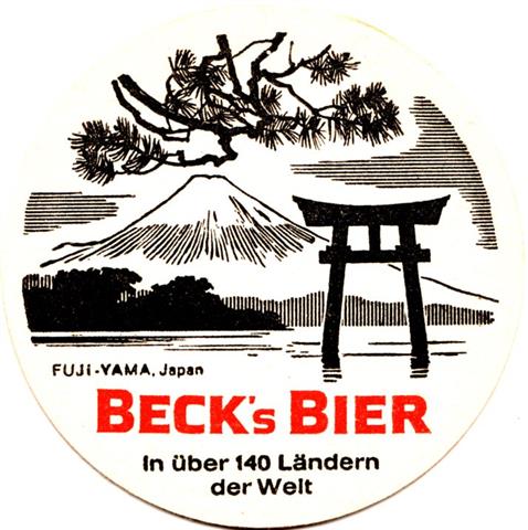 bremen hb-hb becks in �ber 10b (rund180-japan-schwarzrot)
